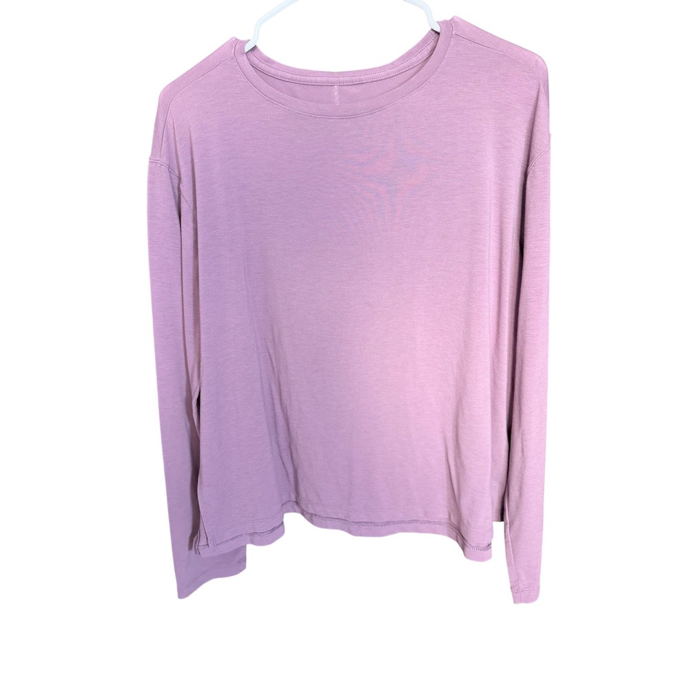 Nike Dri-FIT Long Sleeve Active Top Purple Size L